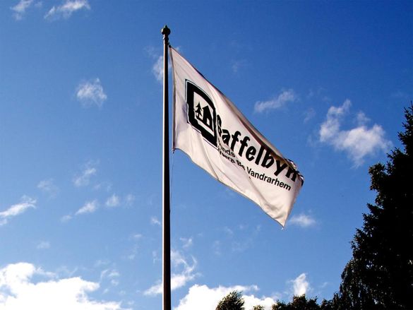 Vandrarhem i Sundsvall: Gaffelbyn flagga